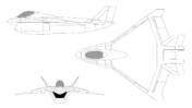 Profile drawings of the X-32